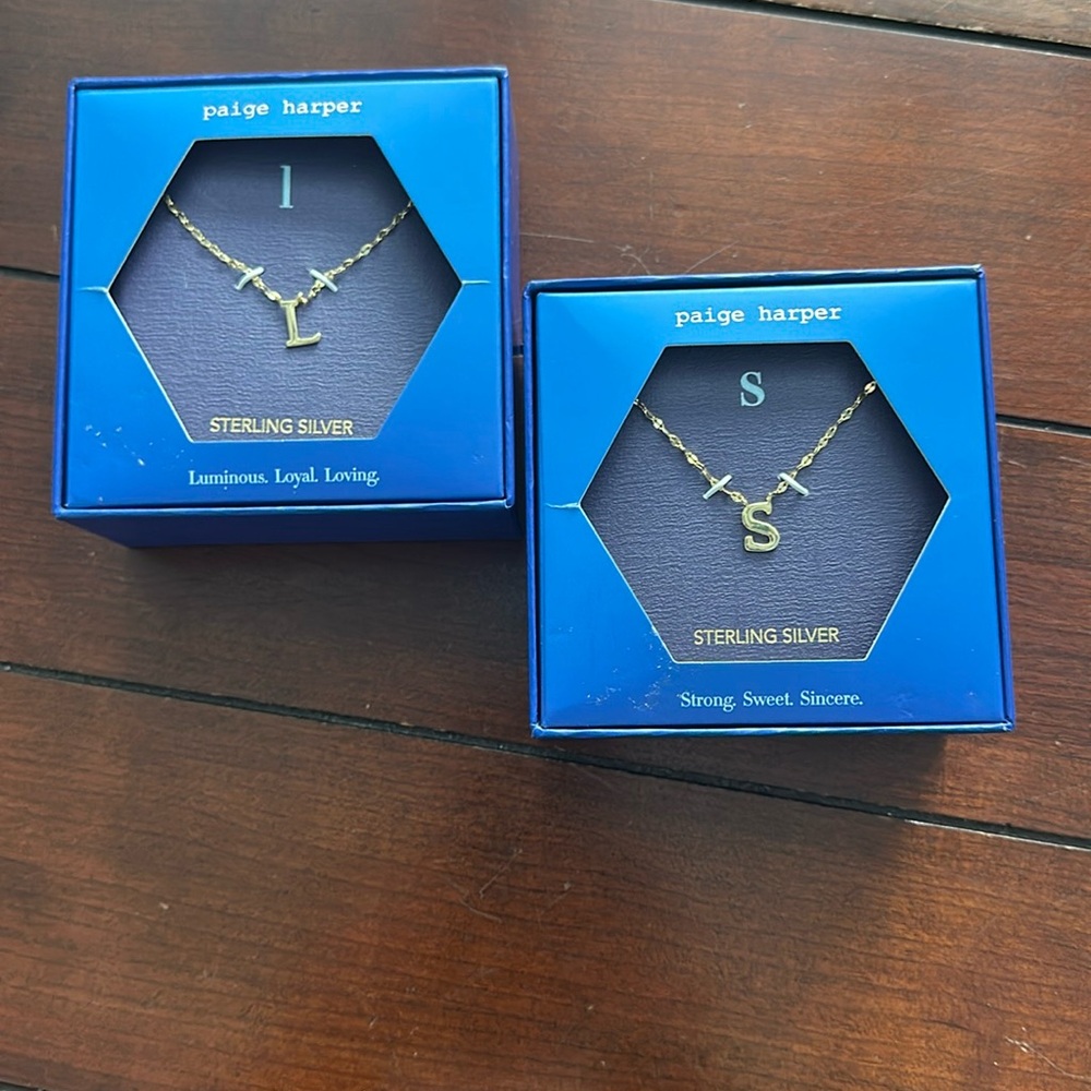 Paige Harper initial necklace